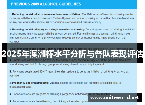 2025年澳洲杯水平分析与各队表现评估